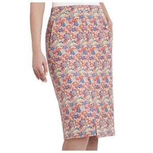 BCBGMaxAzria Liya Floral Pencil Skirt size Small